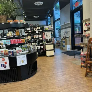 Inside shop