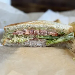 Turkey Bacon and Avocado Sandwich