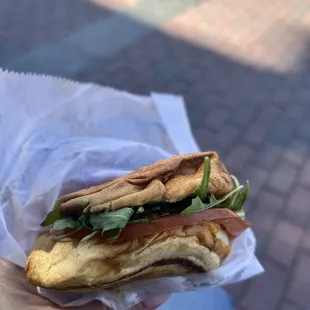 Tomato, Egg and Avocado Sandwich