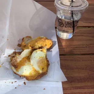 Eggs and cheese croissant