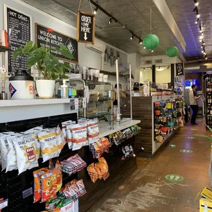 the inside of a grocery store