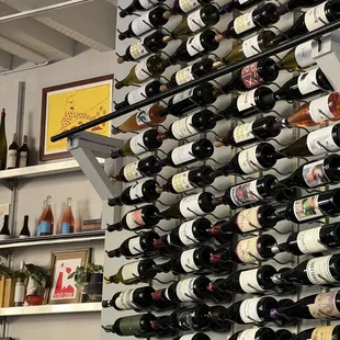 Impressive wine selection