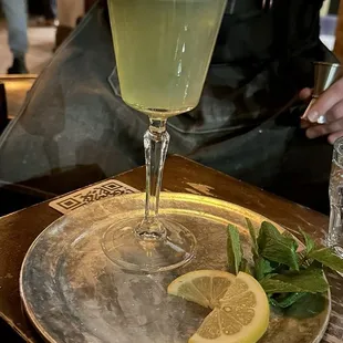 Absinthe cocktail