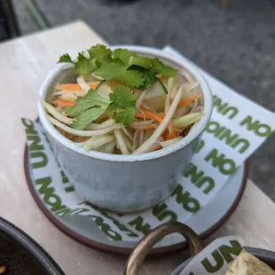 Papaya salad.
