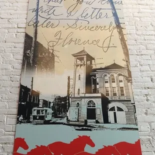 behold the old City Hall, fire horses were stabled here then.