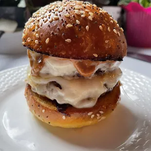 a sandwich on a plate