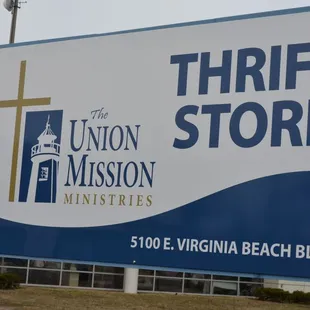 Everything you purchase in the Union Mission Thrift Stores benefits our ministry! Come shop with us!