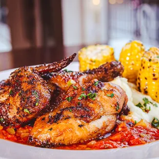 a plate of food