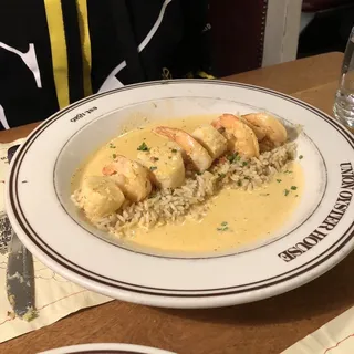 Sauted Shrimp and Scallops Special Dinner