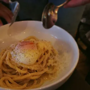 Tonnarelli cacio e pepe