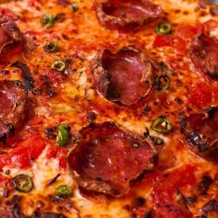 pizza, food