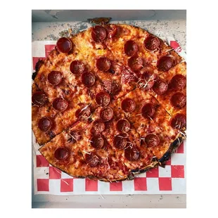Pepperoni pie