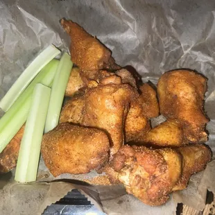 Wings with Old Bay