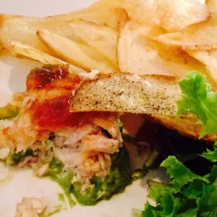 Smoked trout.  It&apos;s different what I imagined but good. Fish itself looked like canned tuna. Underneath of trout is avocado.