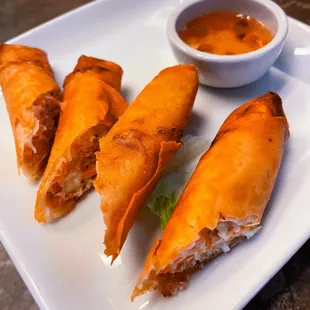 crawfish and shrimp lumpia