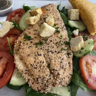 Sesame Salmon Salad