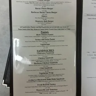 Lunch menu page 3