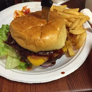 &quot;Bbq bacon burger&quot;