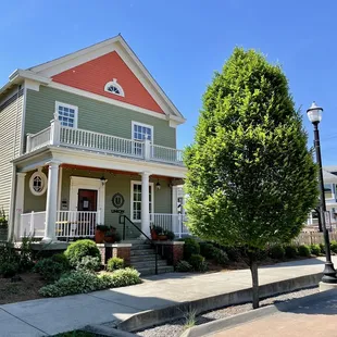 the front of the house