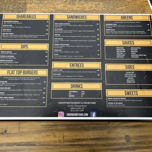 Good menu