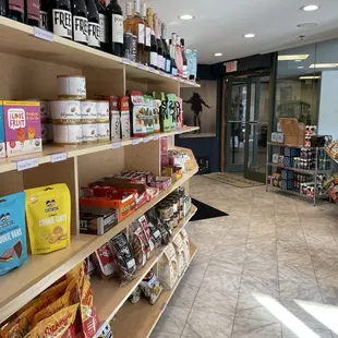 Front of store and snacks