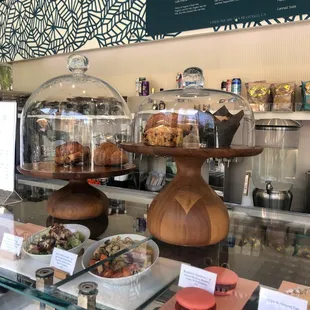 a variety of baked goods