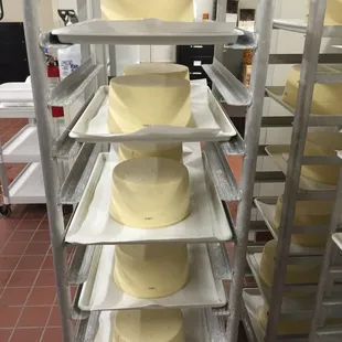 Farm House Cheddar just out of the press.