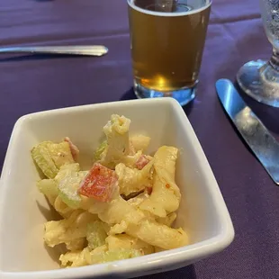Creole lime pasta with limelight gose