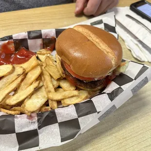 Garlic burger. Excellent!
