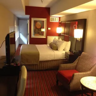 A view inside the train car. They have adjoined cars with double beds for bigger parties. So cool!