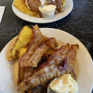 French toast w/ bacon