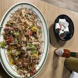 Loaded Hash browns