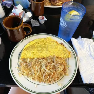 Corned Beef Hash Omelette