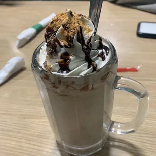 Butterfinger milkshake