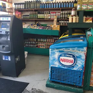 the inside of the store