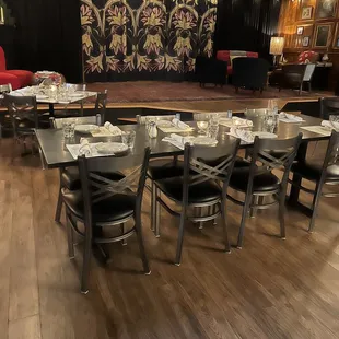 Stage for events and live music on occasion