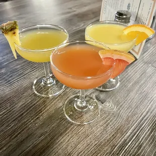 Mimosa trio for brunch