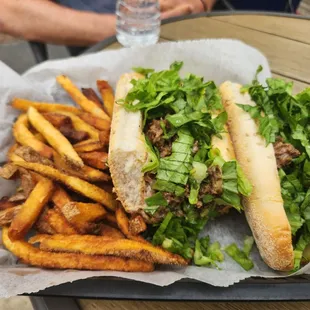 Big Mac cheesesteak