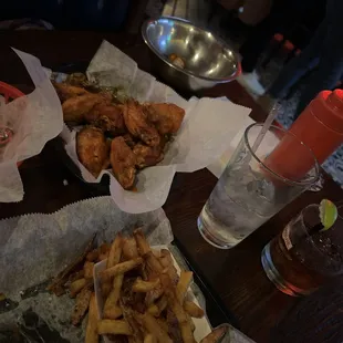 Wings and basketball what could be better
