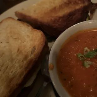 Grilled Cheese and Tomato Soup