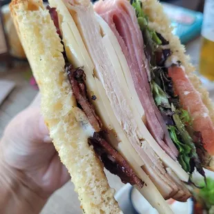 Club sandwich...nom nom nom.
