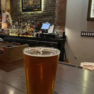 DC Brau Pale Ale and hubs had Bold Rock Porter