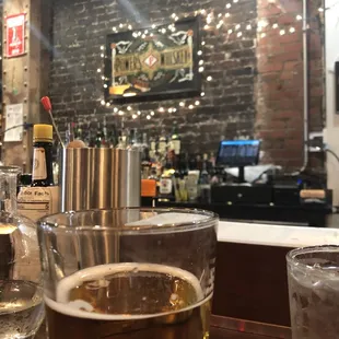 Cider on tap after walking 11 miles around town? YES.