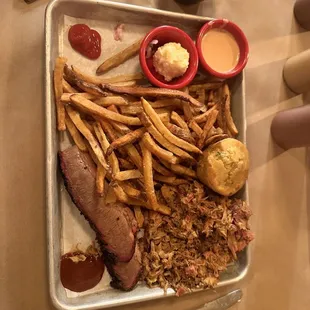 Pulled Pork and Beef Brisket