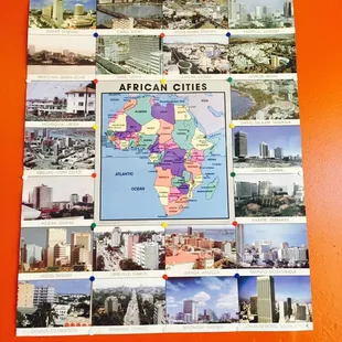 A picture of African cities. }:{