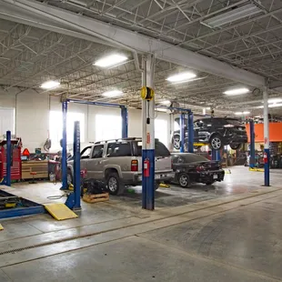 Our mechanical shop with new lifts and the latest equipment