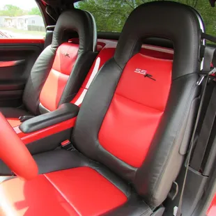 Chevy SS seats and steering wheel wrap