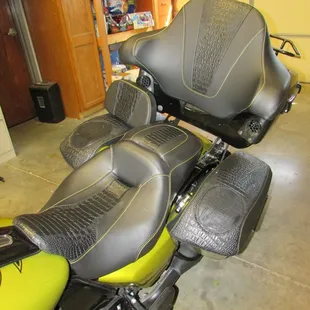Custom motorcycle seat