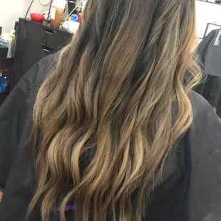 After, cut and color.