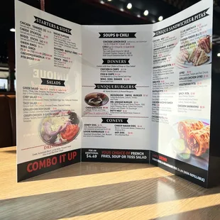 Menu (inside)